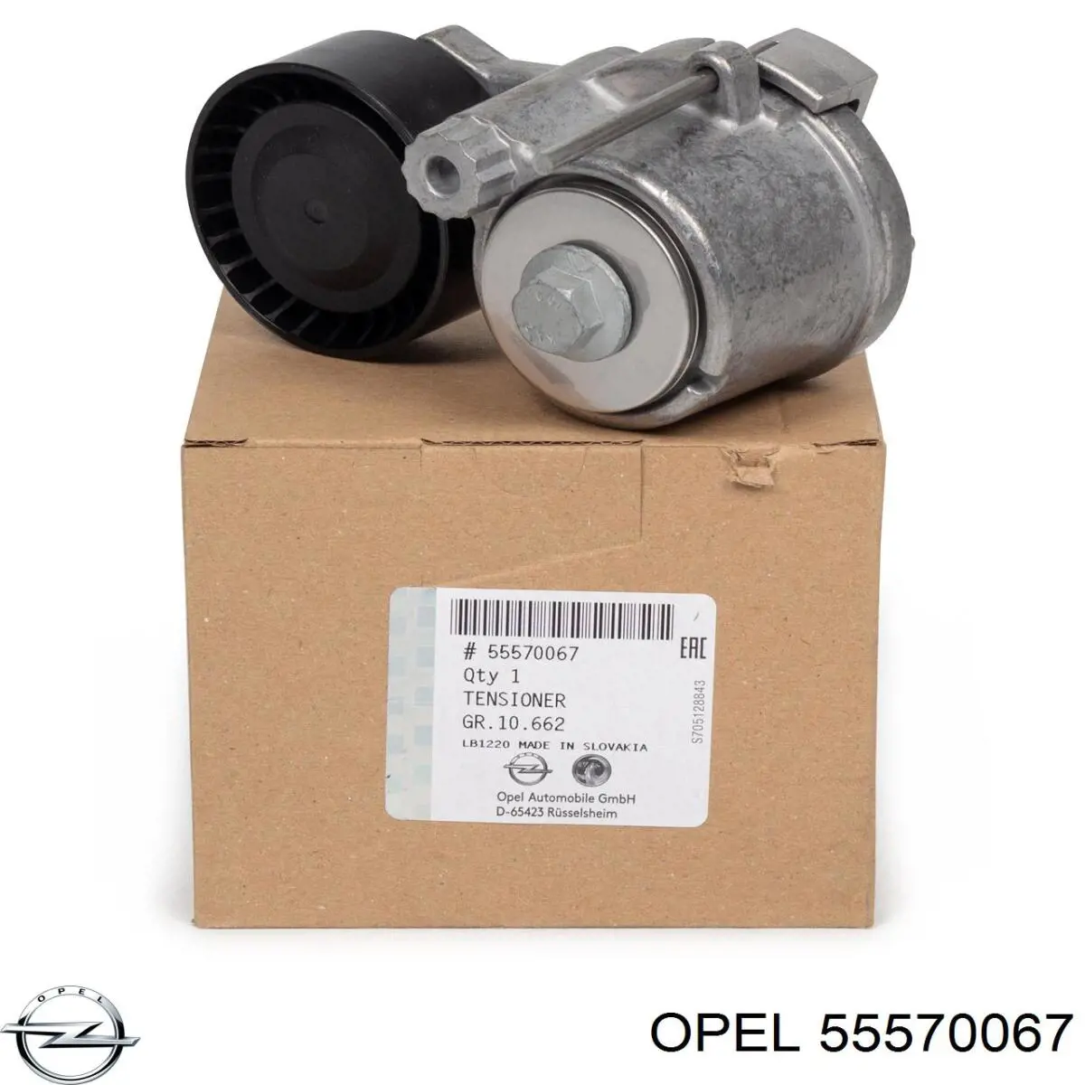 Натяжитель приводного ремня Opel 55570067