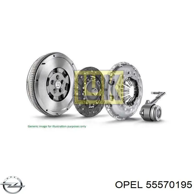 Маховик двигателя Opel 55570195