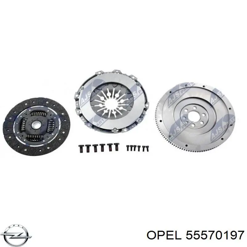 Маховик двигателя Opel 55570197 цена, от 337.94 USD
