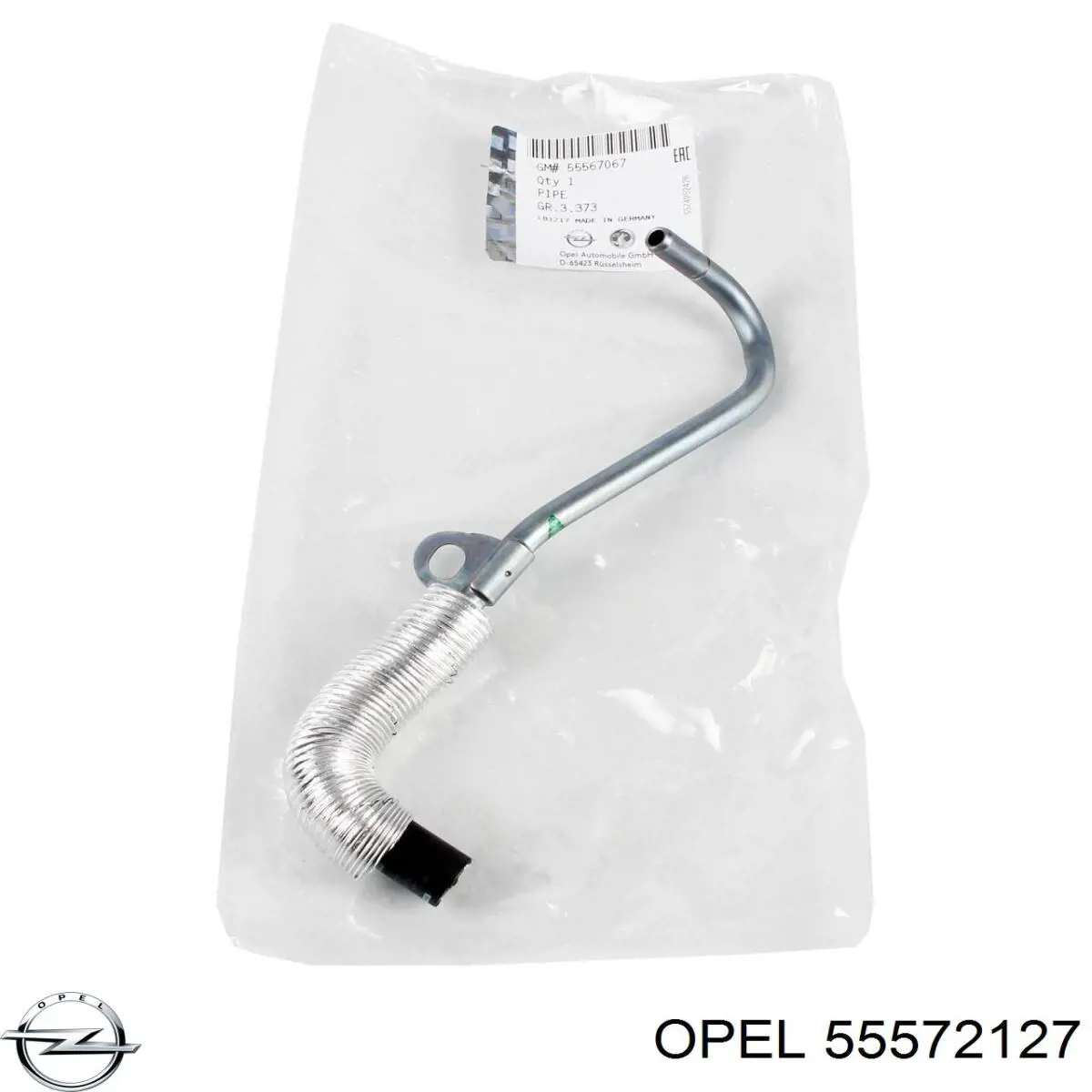 Штуцер шланга охлаждения турбины 55572127 Opel