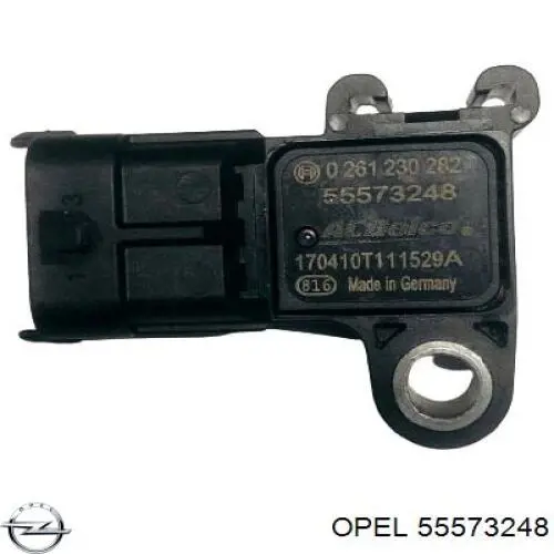 55573248 Opel sensor de pressão no coletor de admissão, map