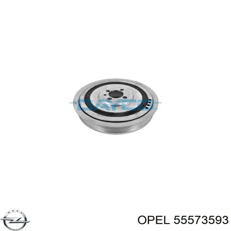 Купить 0614166 Opel Шкив-демпфер коленвала