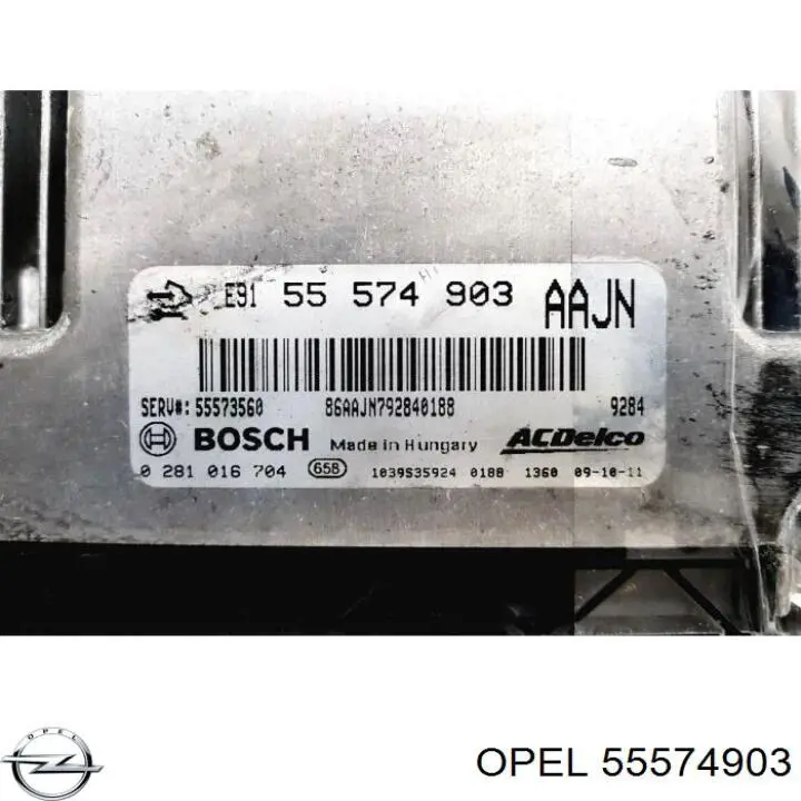 1247039 Opel Мозги двигателя