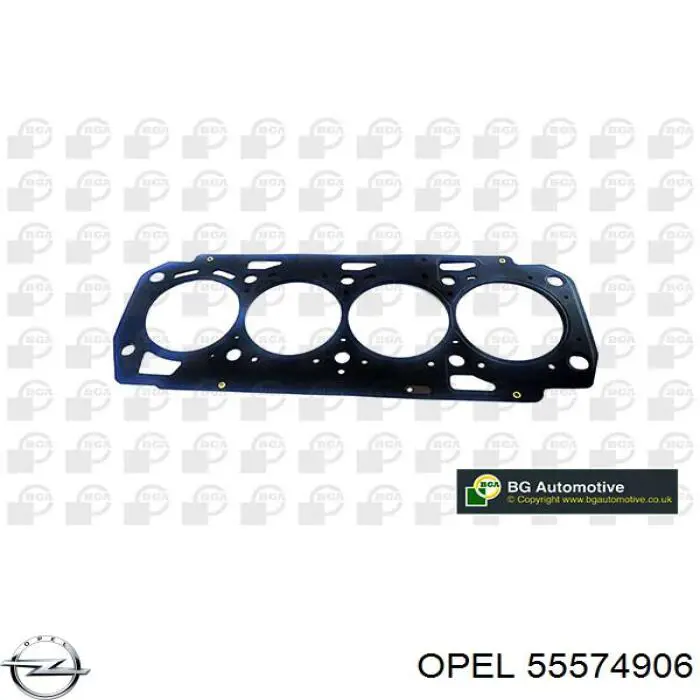 Прокладка головки блока цилиндров (ГБЦ) Opel 55574906