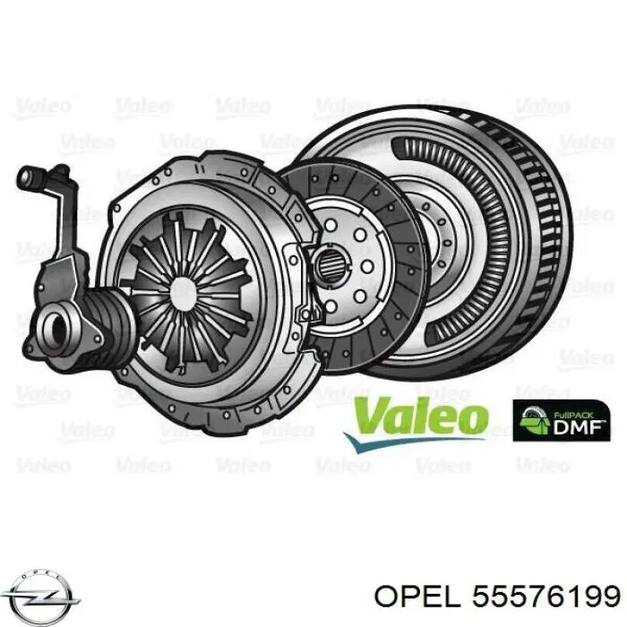 55576199 Opel volante de motor