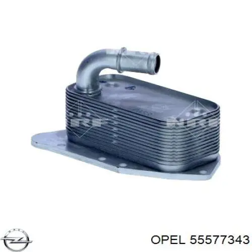 Радиатор масляный Opel 55577343