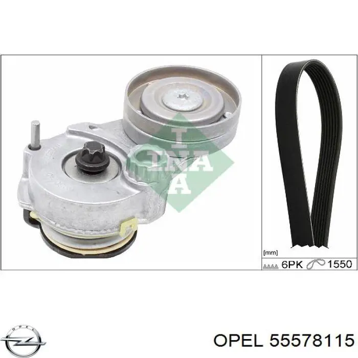 55578115 Opel correia dos conjuntos de transmissão, kit