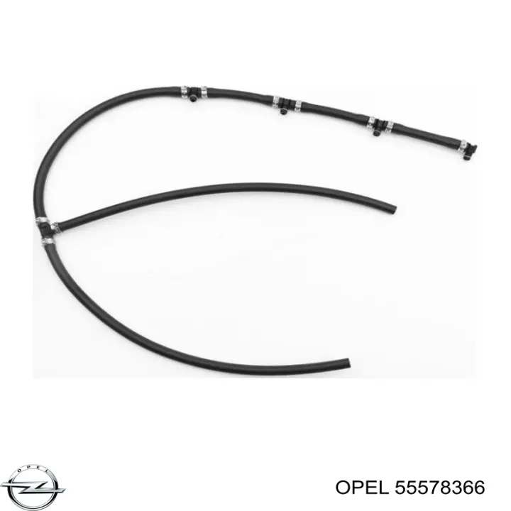 Трубка топливная, обратная от форсунок Opel 55578366 цена, от 26.60 USD
