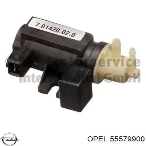 Купить 55579900 Opel Клапан преобразователь давления наддува (соленоид) 