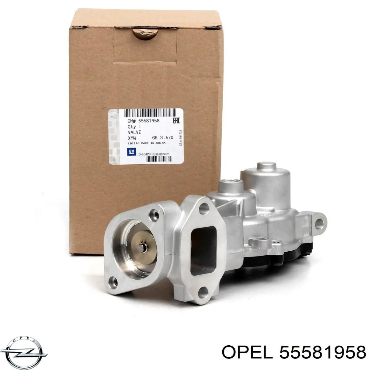 Приборы управления системы рециркуляции Opel 55581958 цена, от 74.52 USD