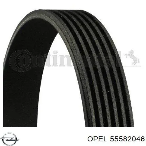 55582046 Opel Ремень приводной, комплект