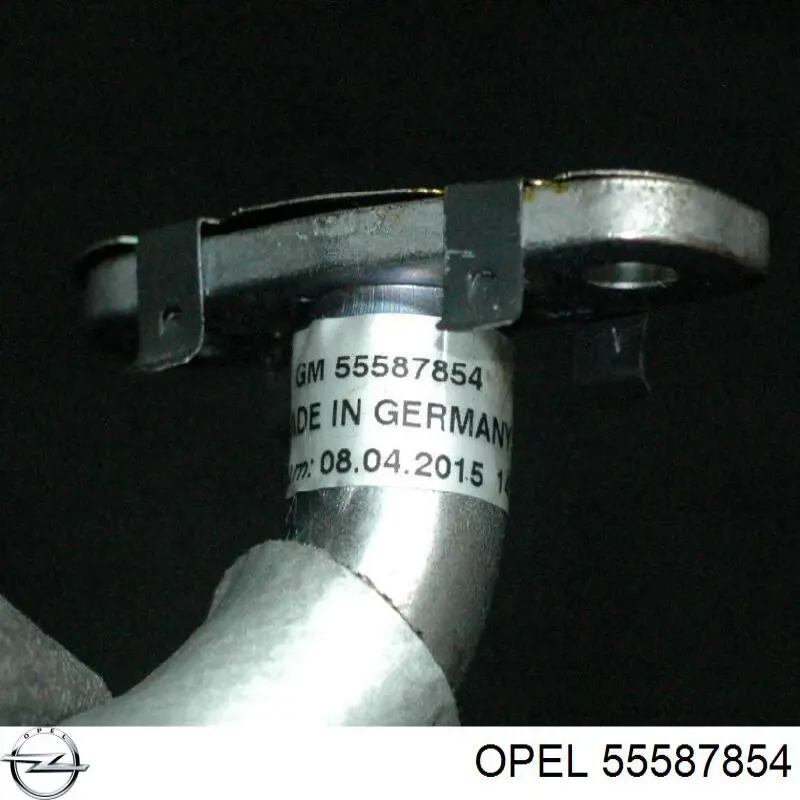 55587854 Opel трубка (шланг отвода масла от турбины)