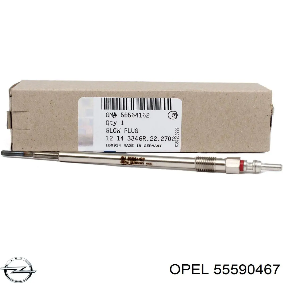 Vela de incandescência 55590467 Opel