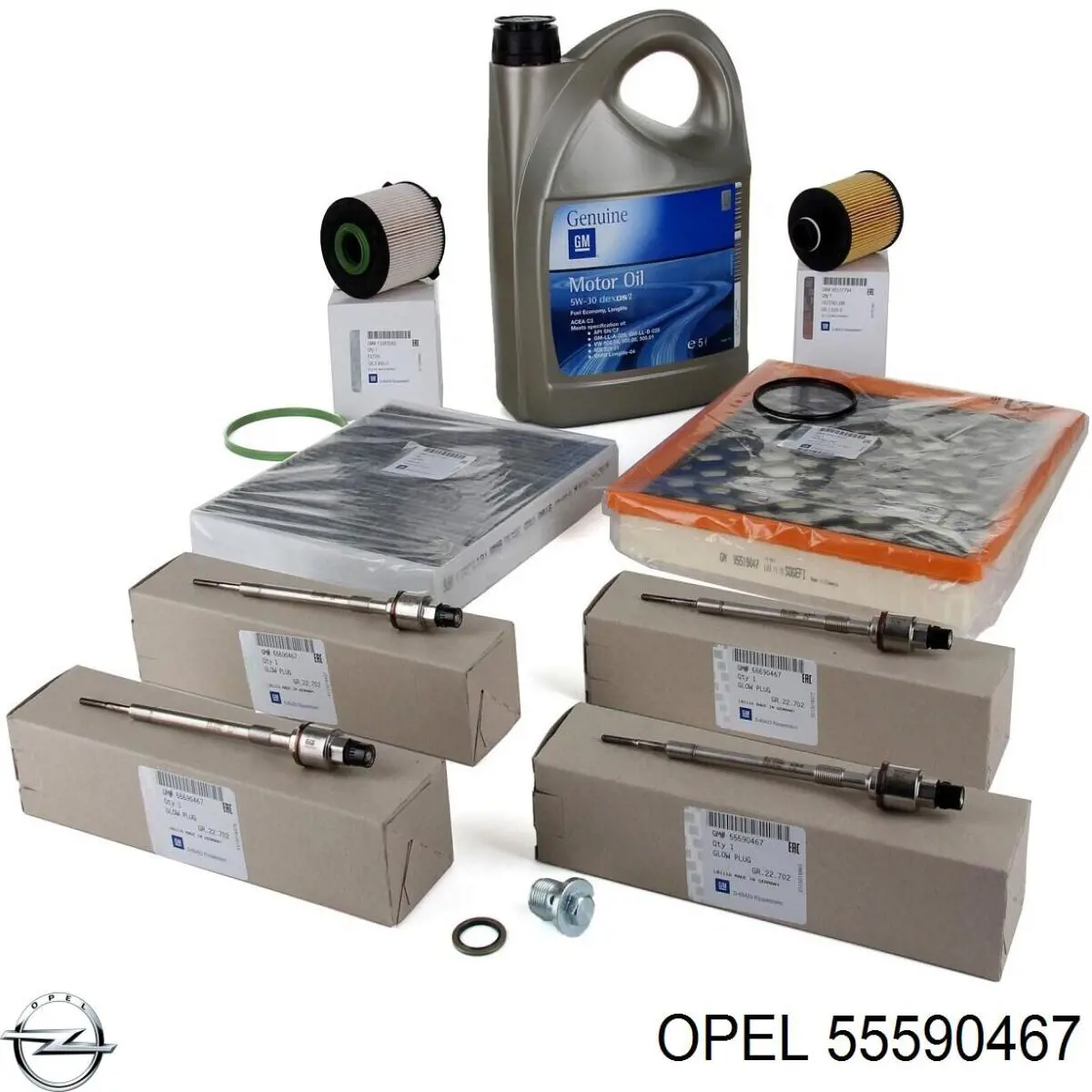 Vela de incandescência Opel 55590467 preço, a partir de 268,58 USD