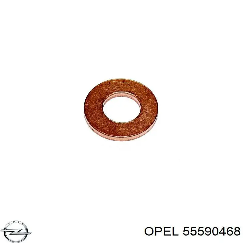 55590468 Opel кольцо (шайба форсунки инжектора посадочное)