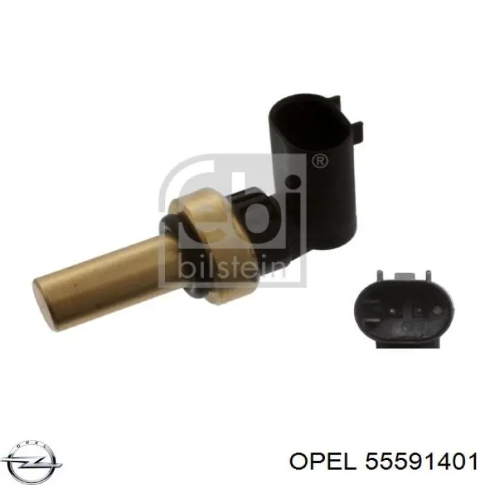 Датчик температуры охлаждающей жидкости 55591401 Opel