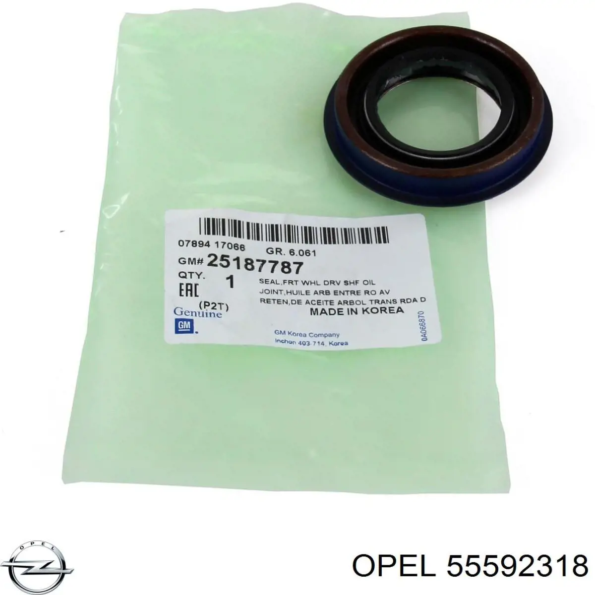 Сальник привода Opel 55592318