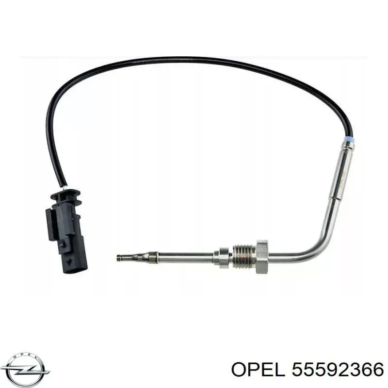 55592366 Opel sensor de temperatura dos gases de escape (ge, no catalisador)