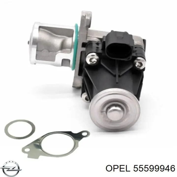 Клапан EGR, рециркуляции газов Opel 55599946