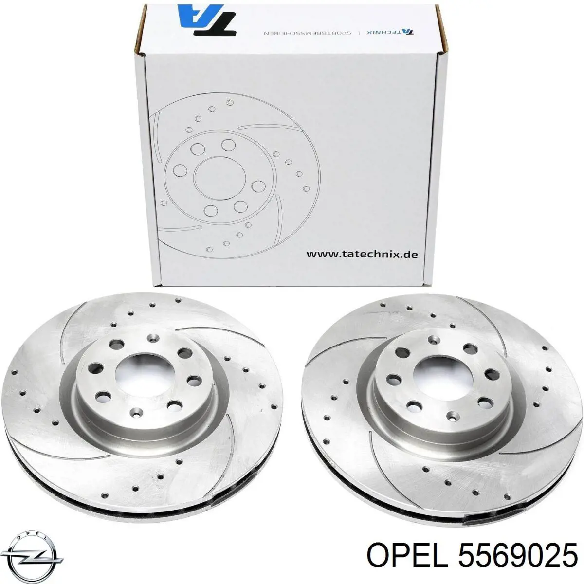 Передние тормозные диски 5569025 Opel