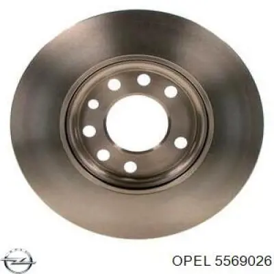 5569026 Opel диск тормозной передний