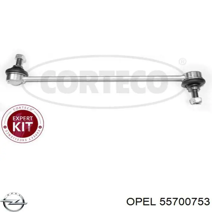 Тяга переднего стабилизатора Opel 55700753 цена, от 10.13 USD
