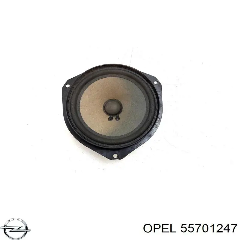 55701247 Opel alto-falante da porta dianteira