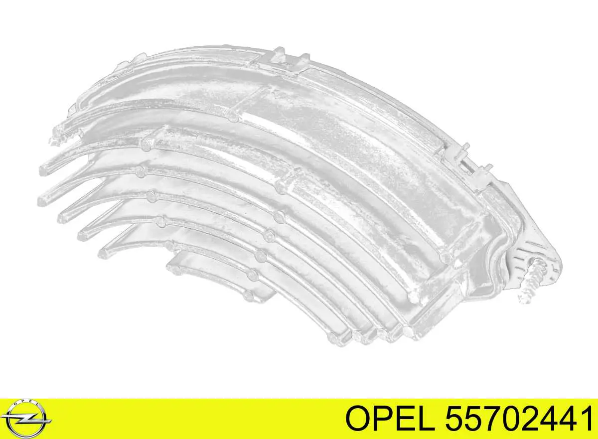Резистор (сопротивление) вентилятора печки (отопителя салона) Opel 55702441