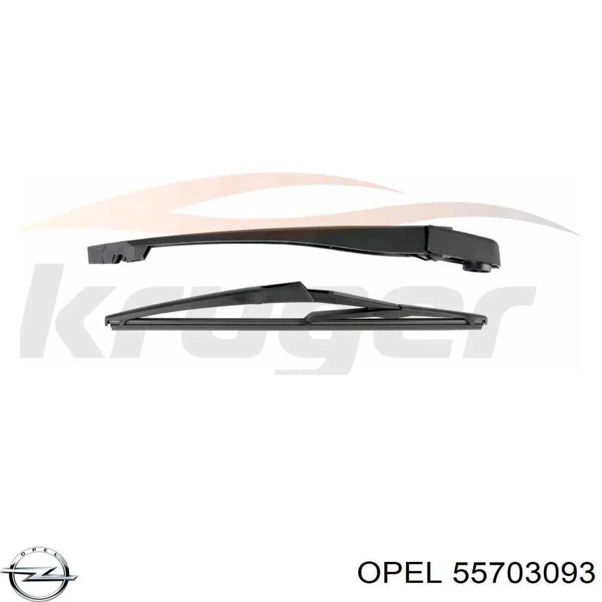 Рычаг-поводок стеклоочистителя заднего стекла Opel 1273090 цена, от 10.28 USD