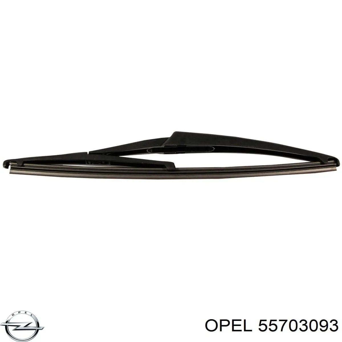 55703093 Opel braço de limpa-pára-brisas de vidro traseiro