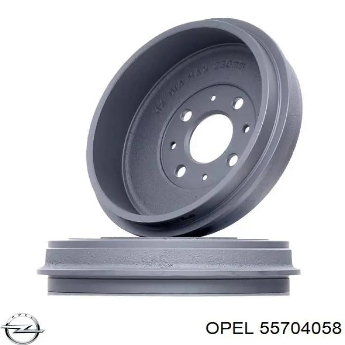 Барабан тормозной задний Opel 55704058 цена, от 44.21 USD