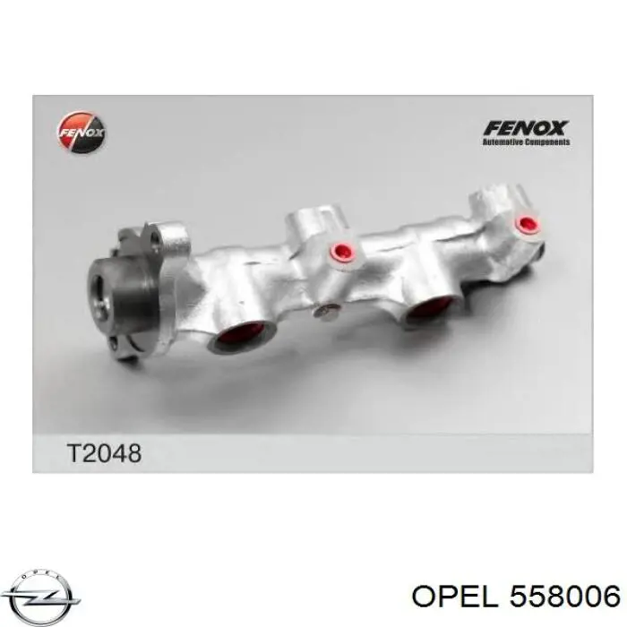 Главный тормозной цилиндр 558006 Opel