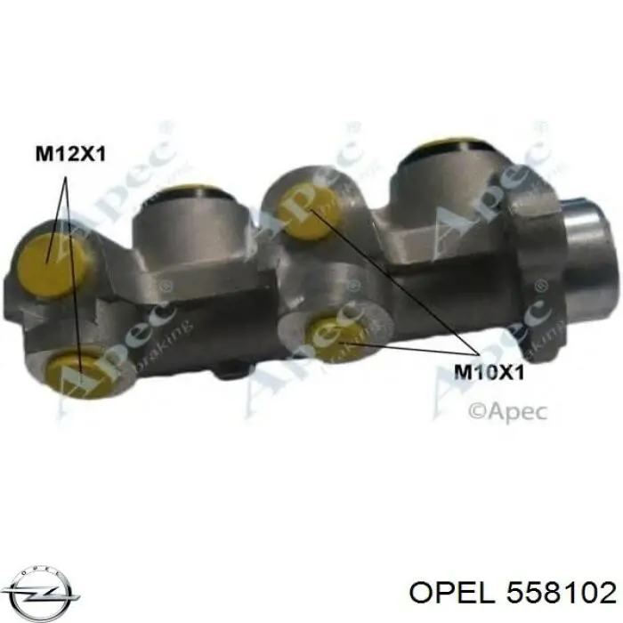 Купить 558102 Opel Главный тормозной цилиндр