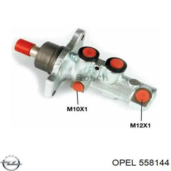 Цилиндр главный тормоза (гидротормозов) Opel 558144 цена, от 43.57 USD