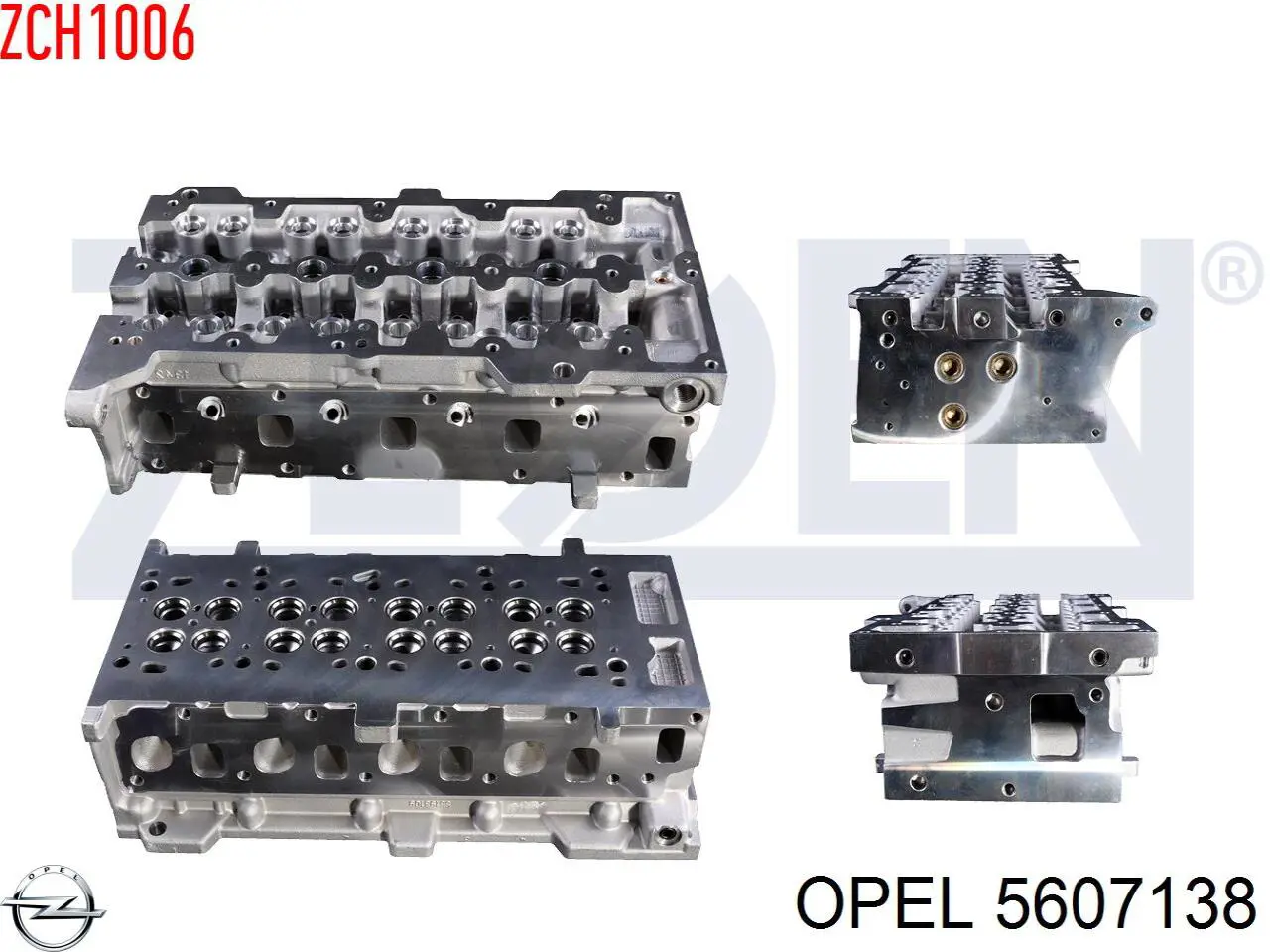 5607138 Opel cabeça de motor (cbc)