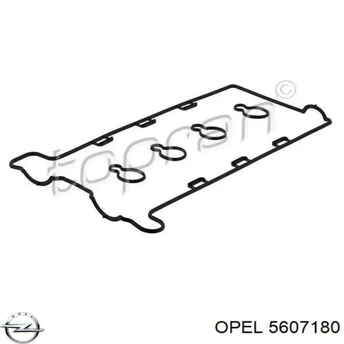 5607180 Opel прокладка клапанной крышки двигателя, комплект