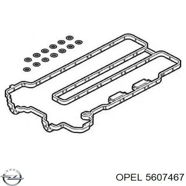5607467 Opel прокладка клапанной крышки