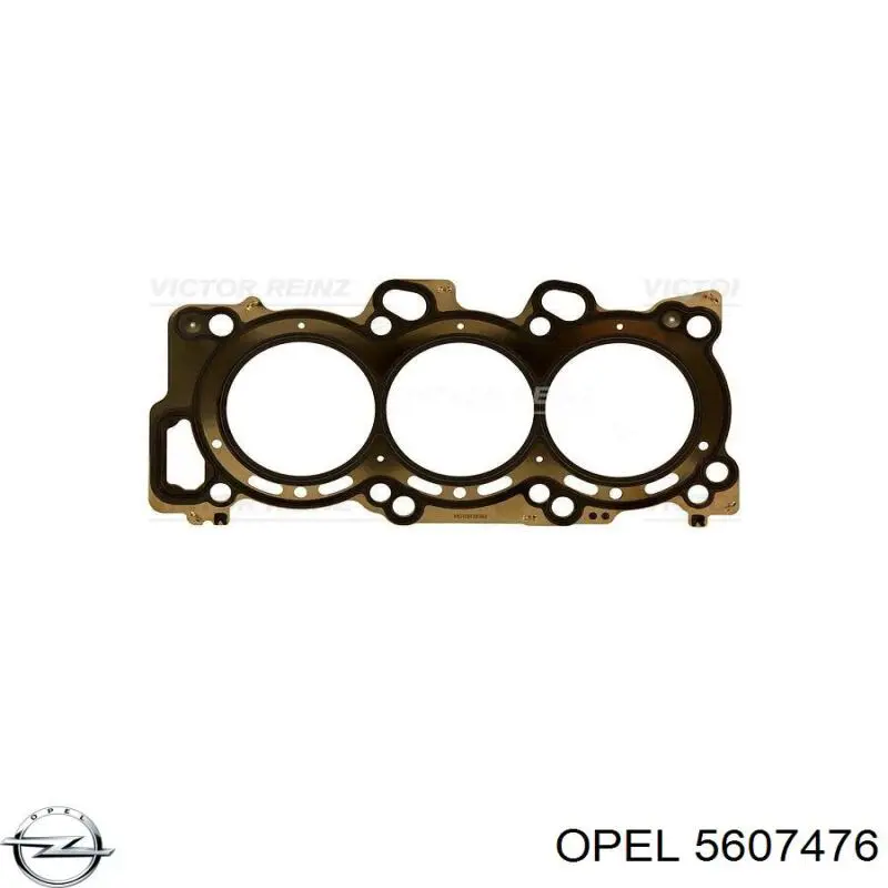 Прокладка головки блока цилиндров (ГБЦ), правая Opel 5607476 цена, от 54.14 USD