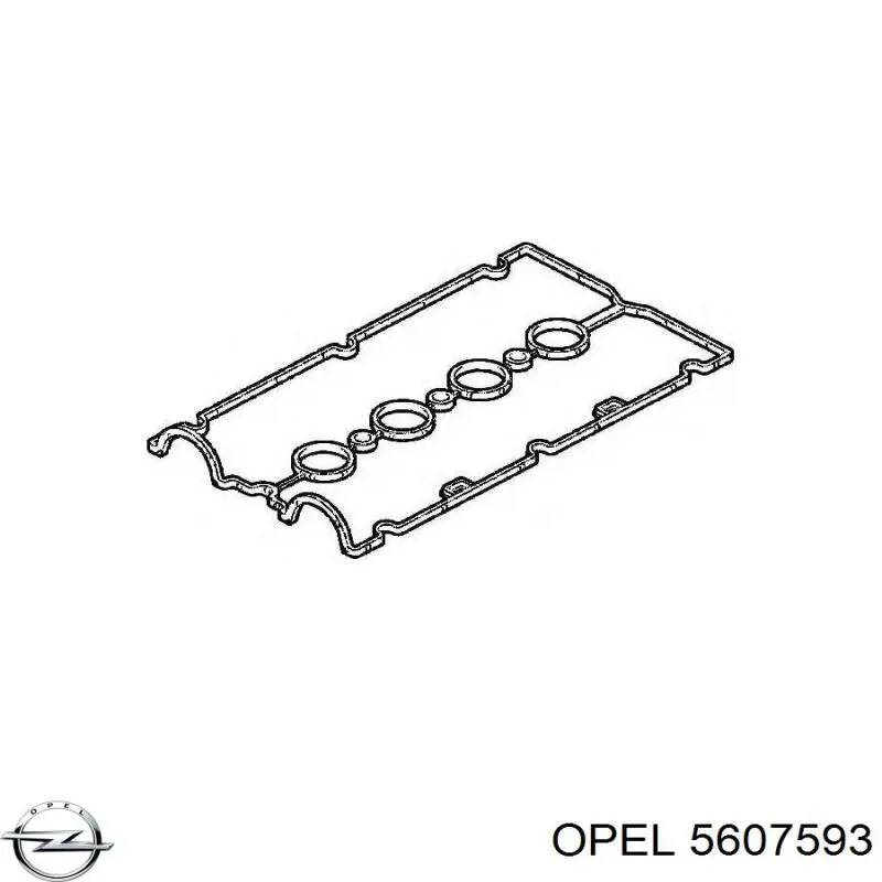 5607593 Opel прокладка клапанной крышки