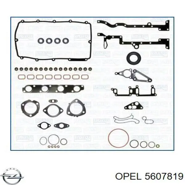 Прокладка головки блока цилиндров (ГБЦ), правая Opel 5607819 цена, от 31.06 USD