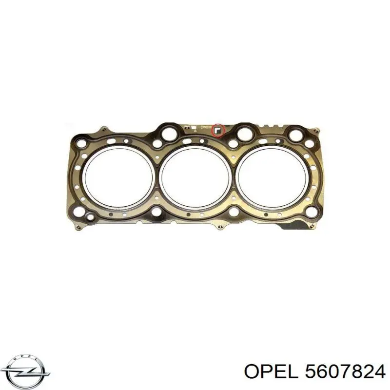 5607824 Opel прокладка головки блока цилиндров (гбц левая)