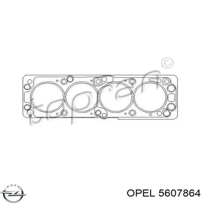 Прокладка ГБЦ 5607463 Opel
