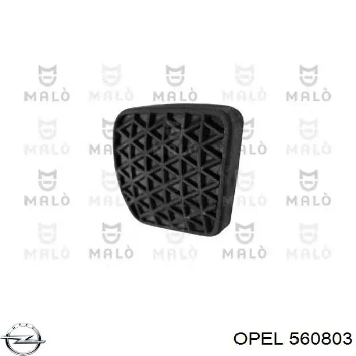 560803 Opel Накладка педали тормоза