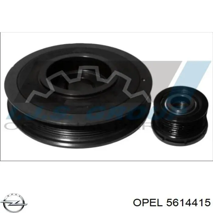 Купить 5614415 Opel Шкив-демпфер коленвала