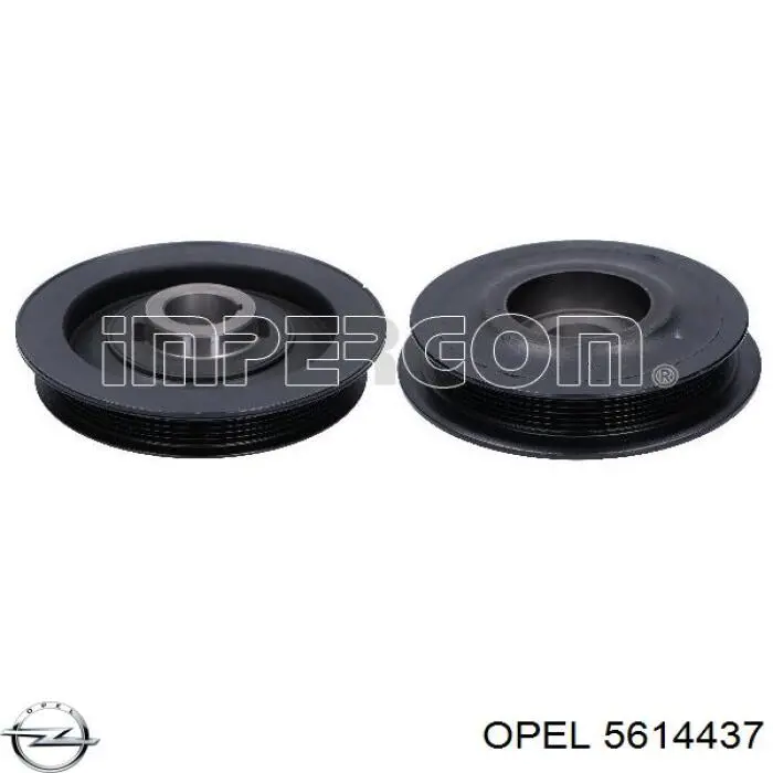5614437 Opel Шкив коленчатого вала