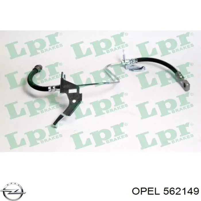 Шланг тормозной задний, правый Opel 562149 цена, от 21.69 USD