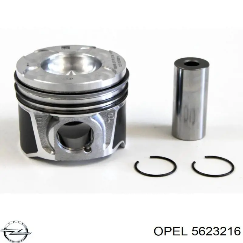 5623216 Opel поршень в комплекте на 1 цилиндр, std