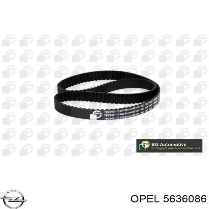 5636086 Opel ремень грм