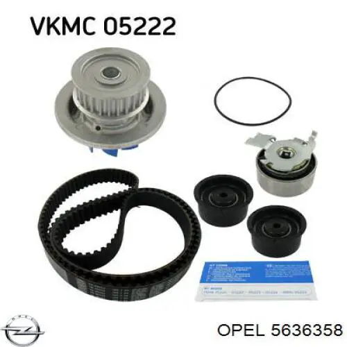 Зубчатый ремень Opel 5636358 цена, от 17.72 USD