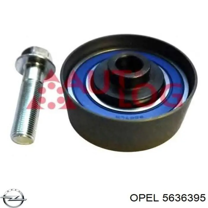5636395 Opel ролик ремня грм паразитный